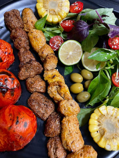 تصویر  خوراک چنجه میکس